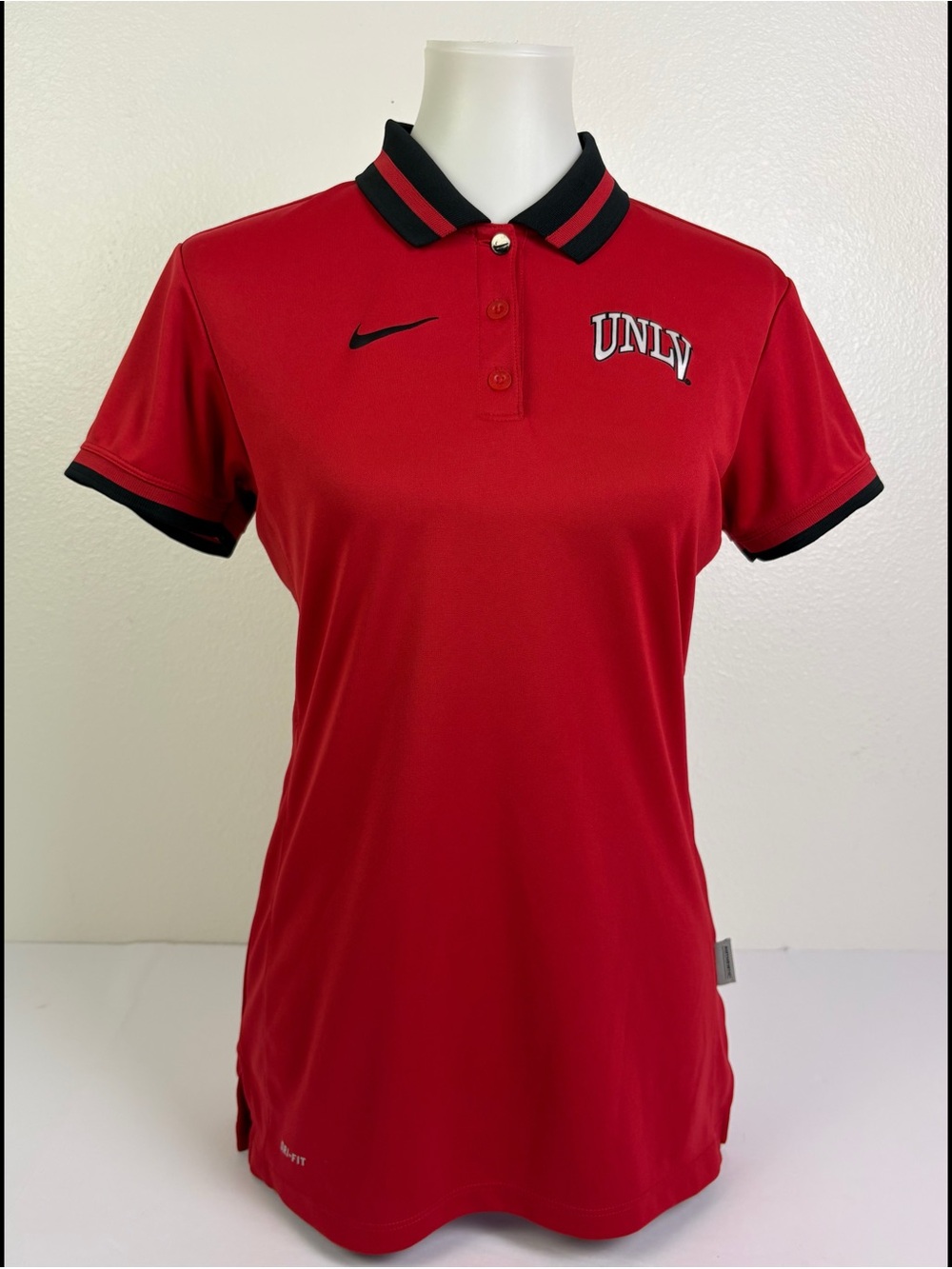 Nike UNLV Rebels Women's M Dri-FIT Polo
Shirt Red NCAA Las Vegas